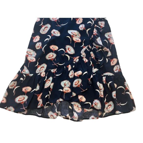 J. Crew Mercantile Sleeveless Navy Floral Dress Size 00 - Picture 5 of 8